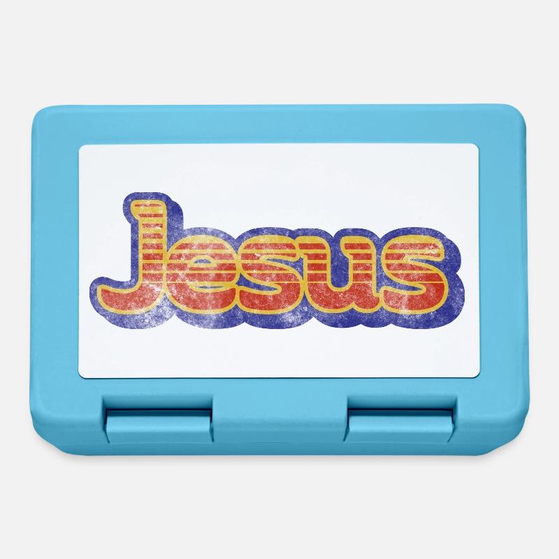 Jésus - Boîte à goûter - bleu saphir
