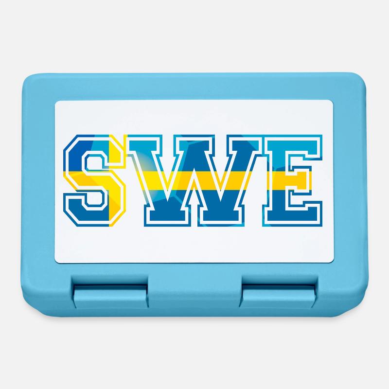 SWE Suède - Boîte à goûter - bleu saphir