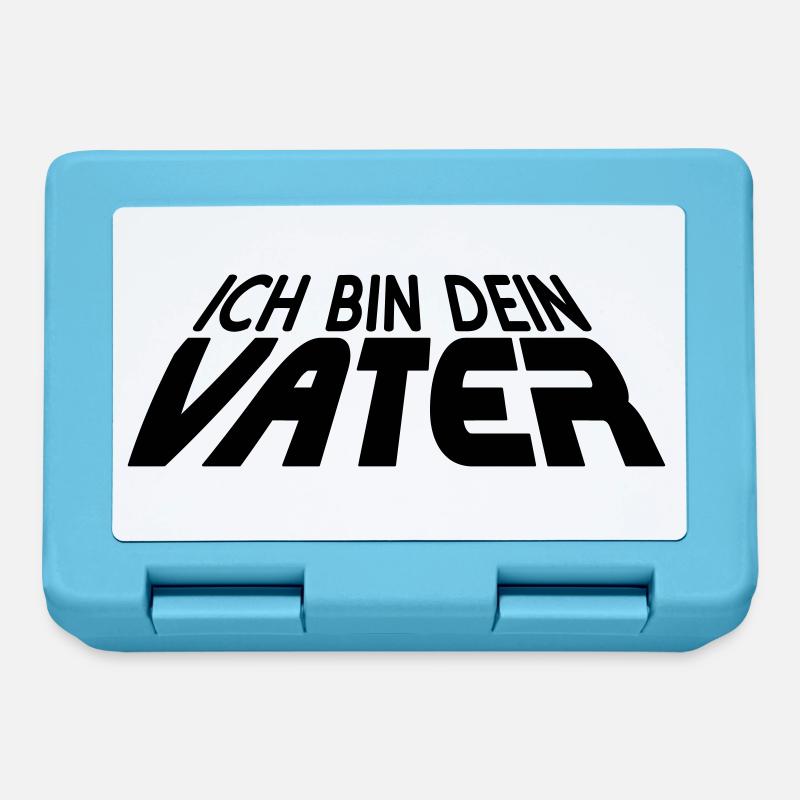 Ich bin dein VATER 3D (1c) - Brotdose - Saphirblau
