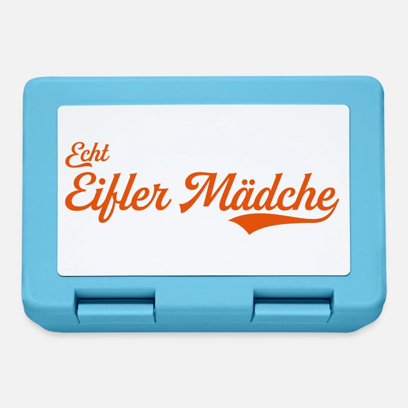 Echt Eifler Mädche - Brotdose - Saphirblau