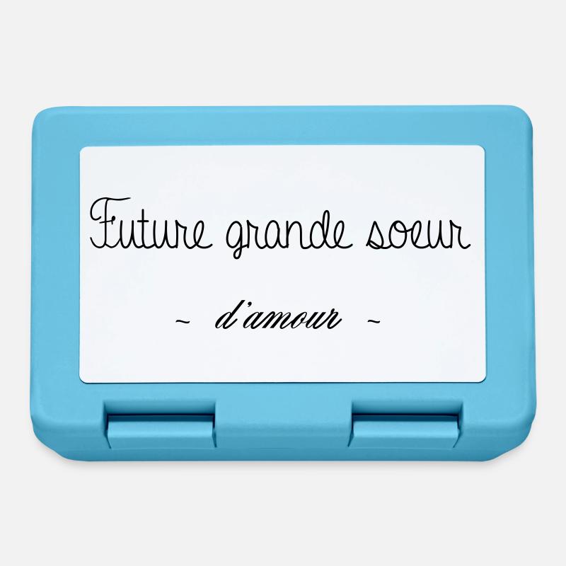 FUTURE GRANDE SOEUR D AMOUR - Boîte à goûter - bleu saphir