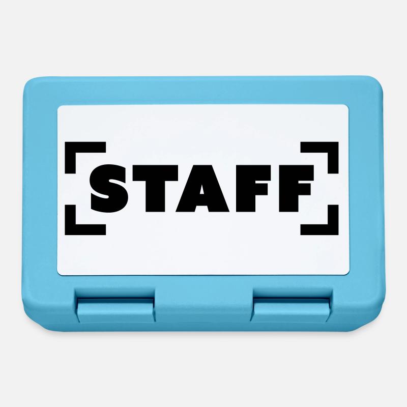 Staff - Boîte à goûter - bleu saphir