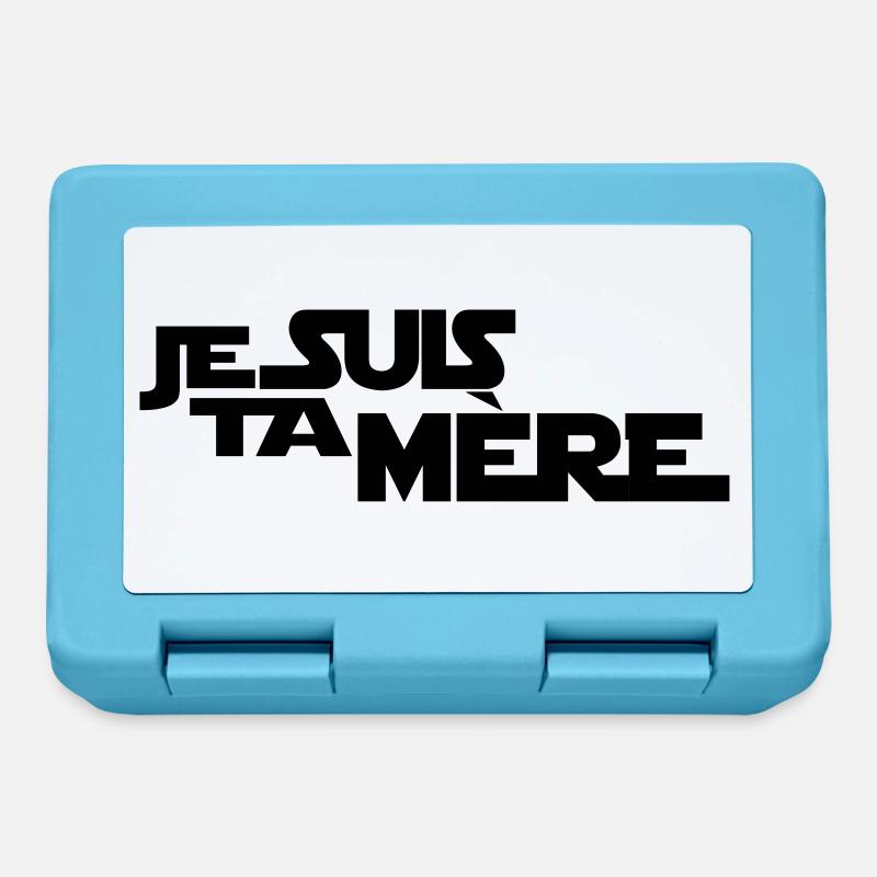 JE SUIS TA mère - Boîte à goûter - bleu saphir