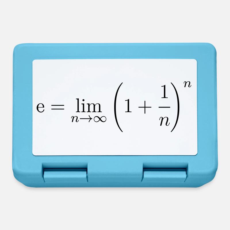 Le numéro d'Euler - Boîte à goûter - bleu saphir