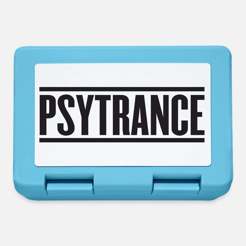 Psytrance - Boîte à goûter - bleu saphir