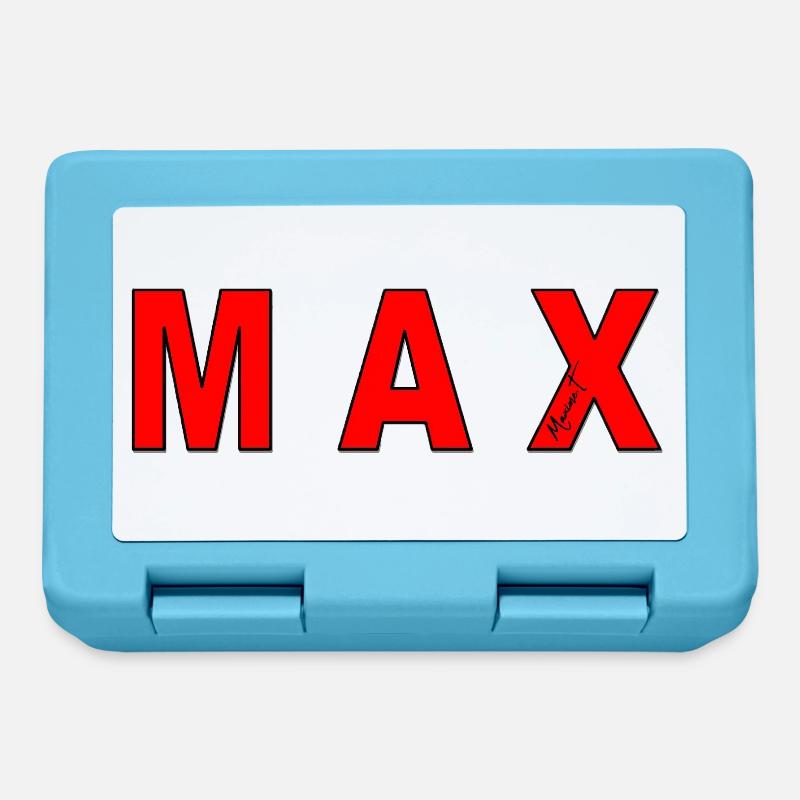 max - Boîte à goûter - bleu saphir