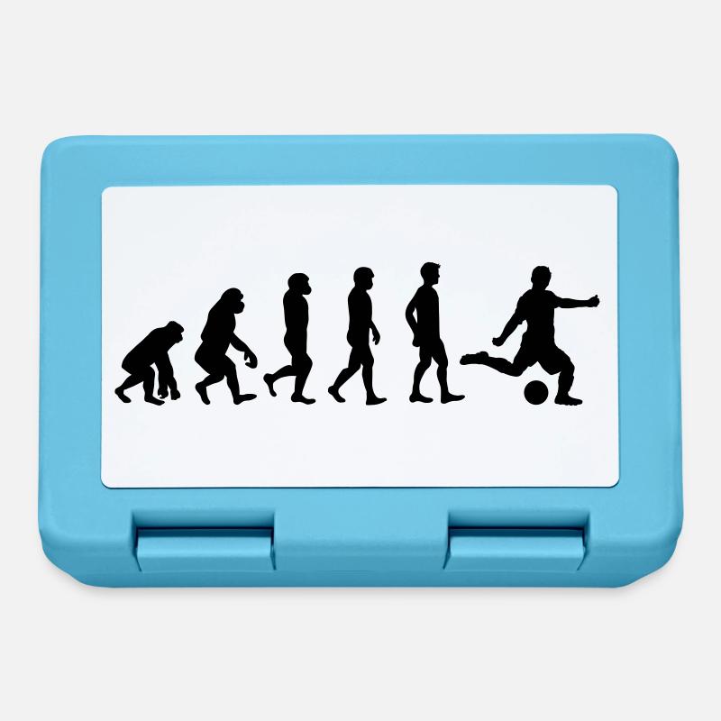 Evolution Fussball - Brotdose - Saphirblau