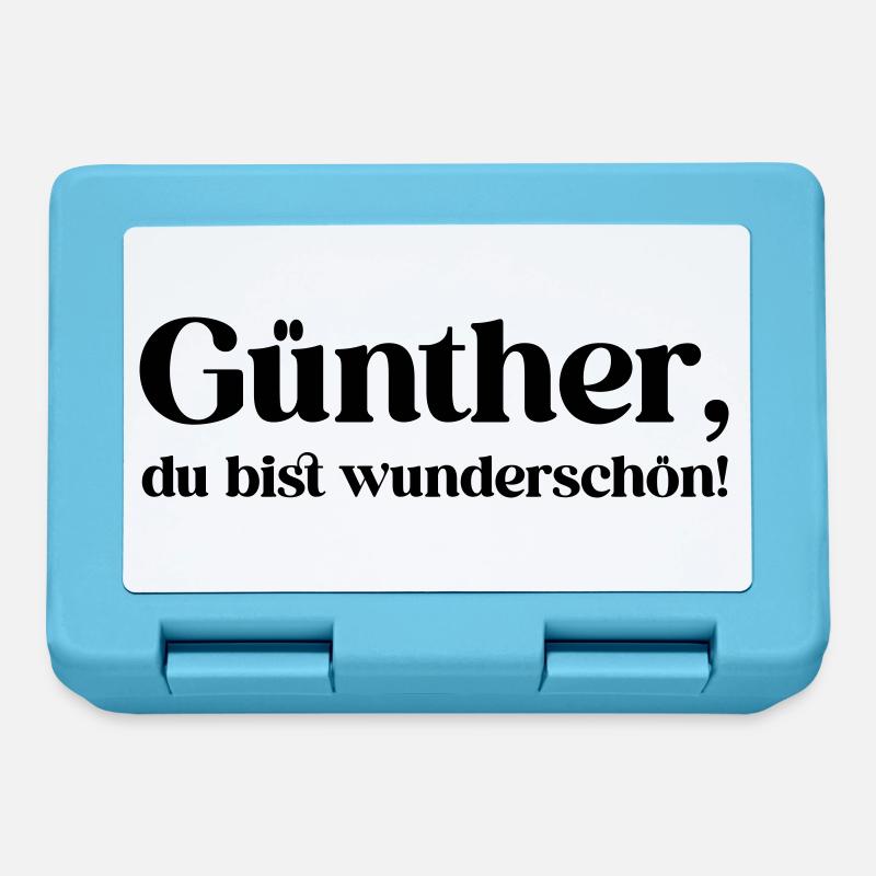 Günther, du bist wunderschön! - Brotdose - Saphirblau