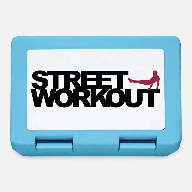 Street Workout - Boîte à goûter - bleu saphir