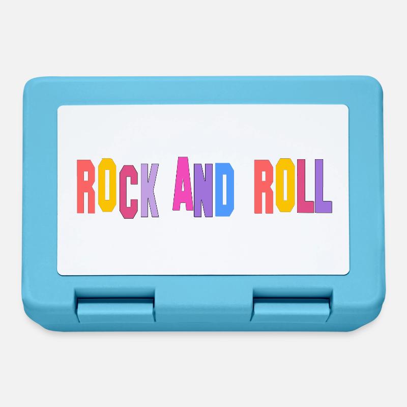 Rock and roll - Boîte à goûter - bleu saphir