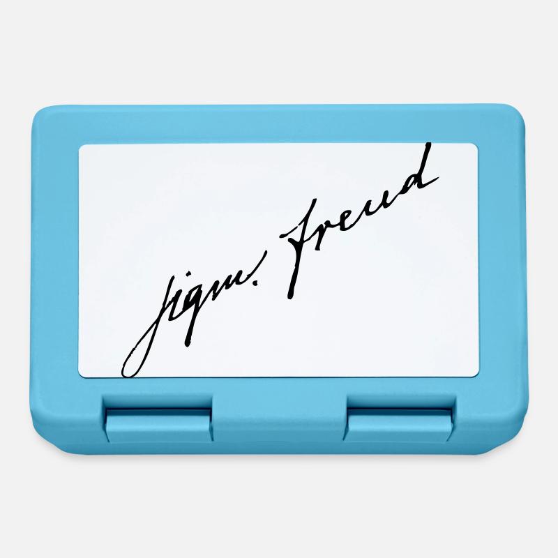 Sigmund Freud - Brotdose - Saphirblau