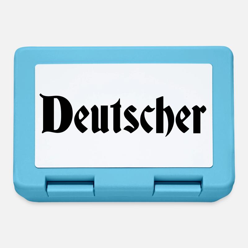 allemand - Boîte à goûter - bleu saphir