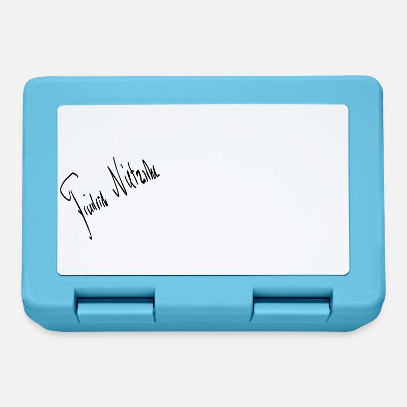 Friedrich Nietzsche - Lunchbox - sapphire blue