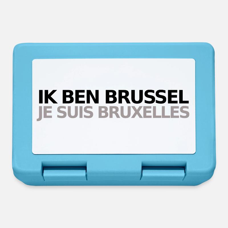 Je Suis Bruxelles - Boîte à goûter - bleu saphir