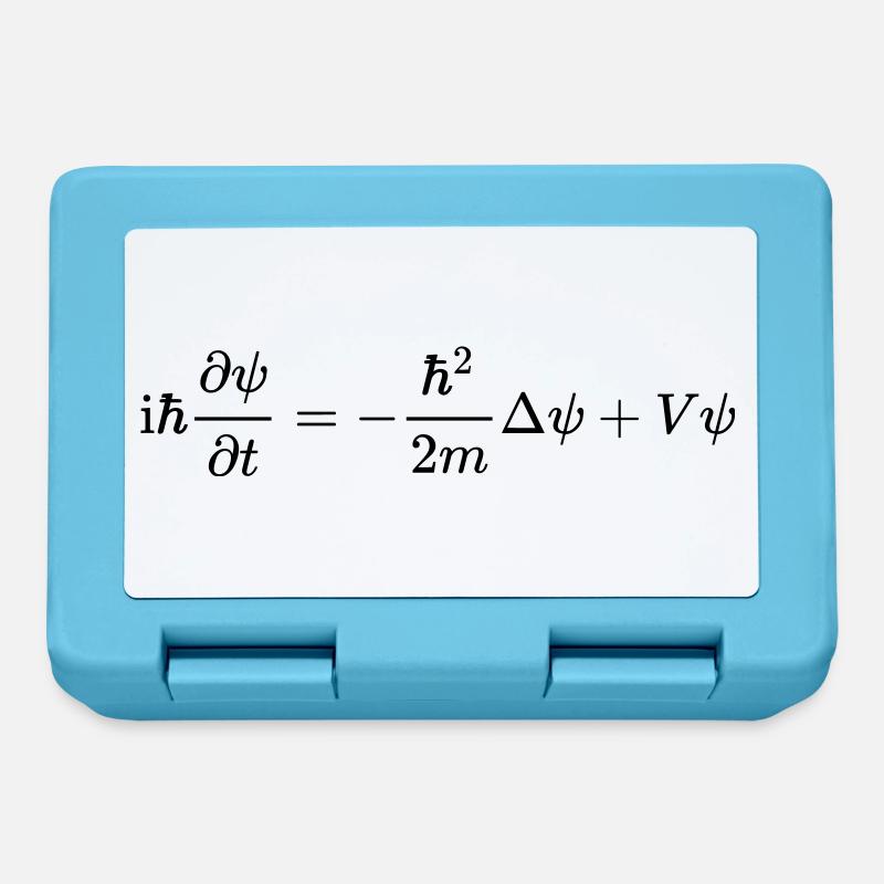 Schrödinger equation - Lunchbox - sapphire blue