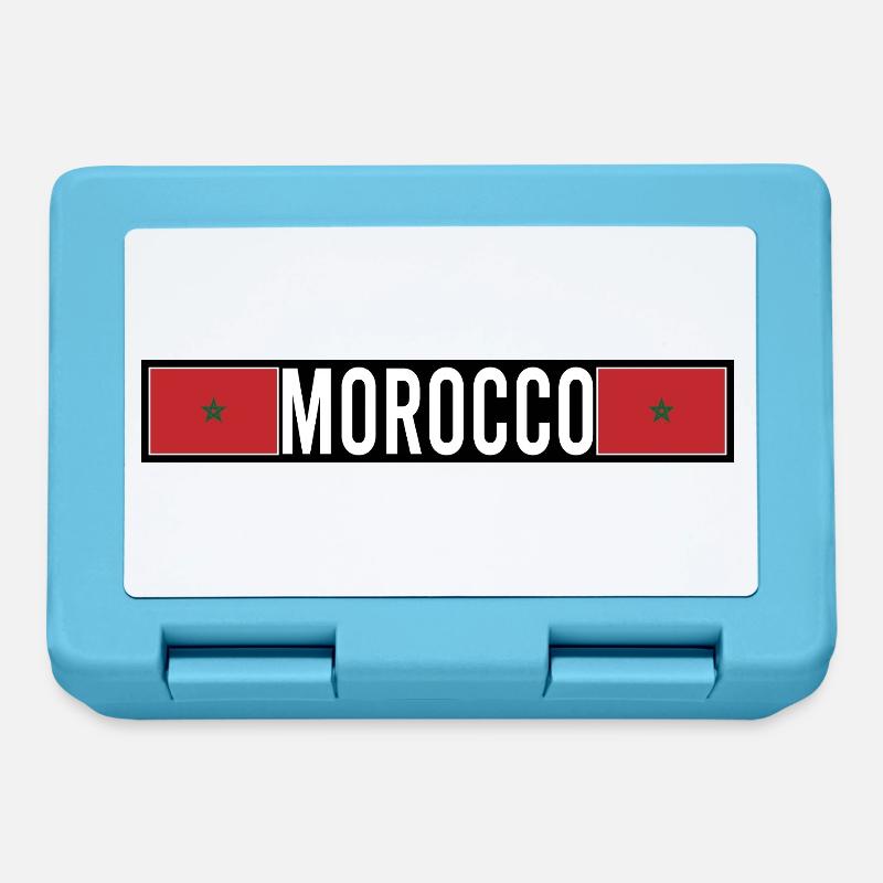 Maroc - Boîte à goûter - bleu saphir