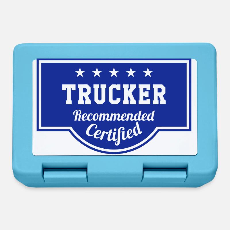 Trucker - Boîte à goûter - bleu saphir