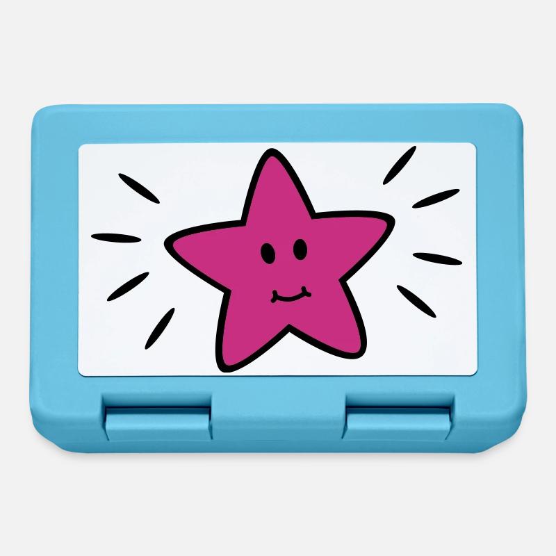 star - Lunchbox - sapphire blue
