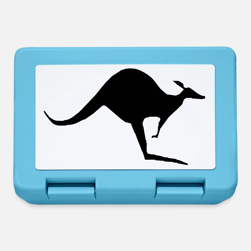 single kangaroo - Brotdose - Saphirblau