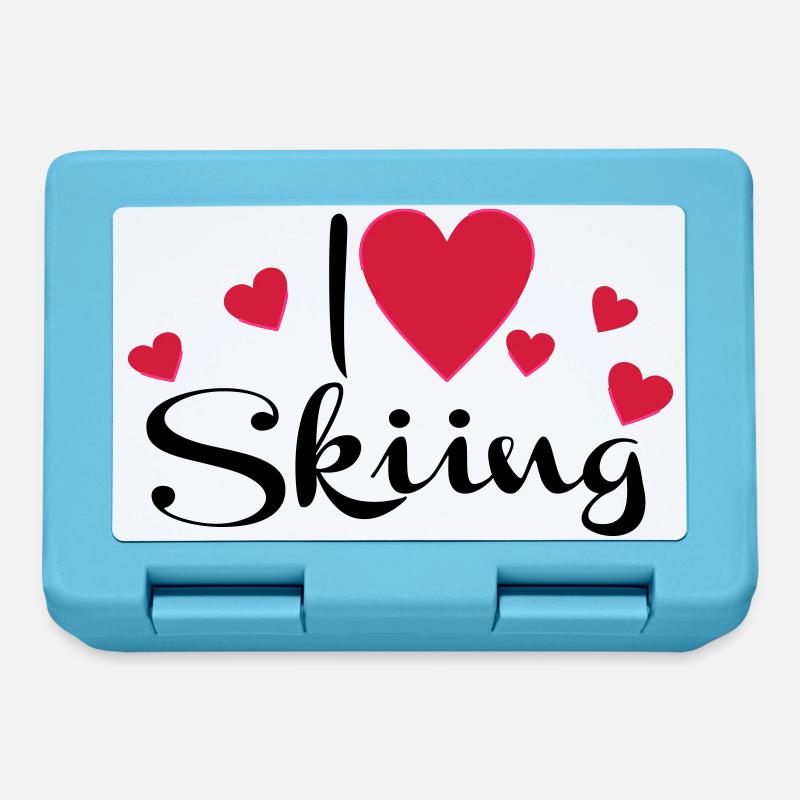 ski - Lunchbox - sapphire blue