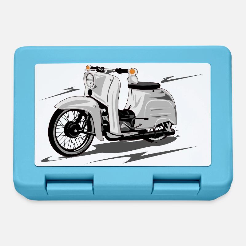 Simson Schwalbe KR51 Roller - Brotdose - Saphirblau