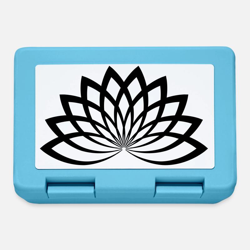 lotus - Boîte à goûter - bleu saphir
