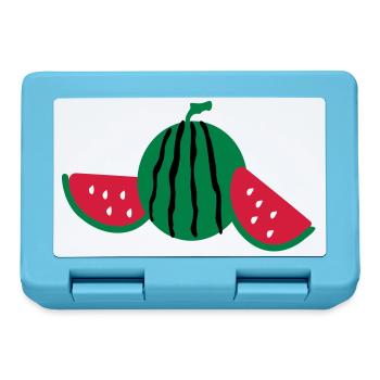 Pastèque fruits - Boîte à goûter - bleu saphir - Devant