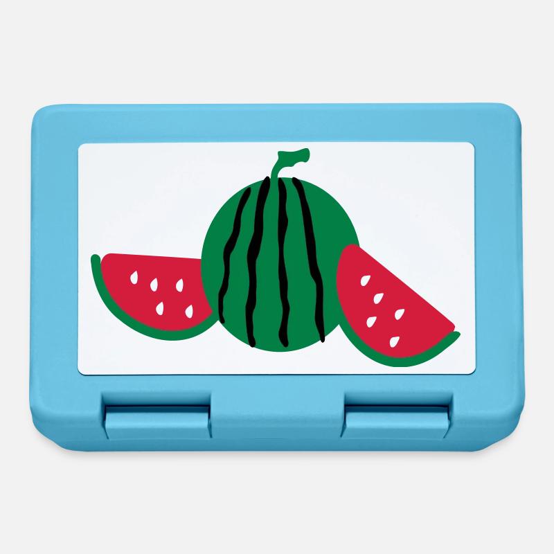 Wassermelone Obst - Brotdose - Saphirblau
