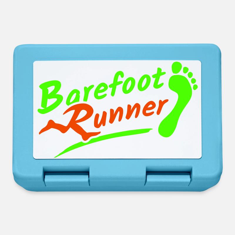 Barfuß Läufer Barefoot Runner 2005 2-farbig - Brotdose - Saphirblau