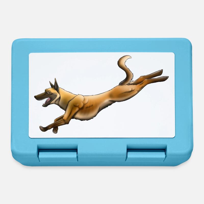 Belgischer Schäfer Malinois - Brotdose - Saphirblau