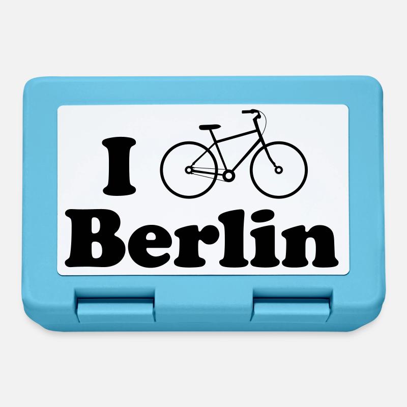 vélo berlin - Boîte à goûter - bleu saphir