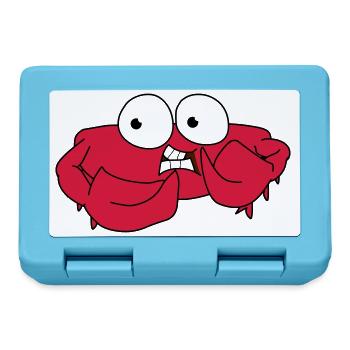 crab - Lunchbox - sapphire blue - Front