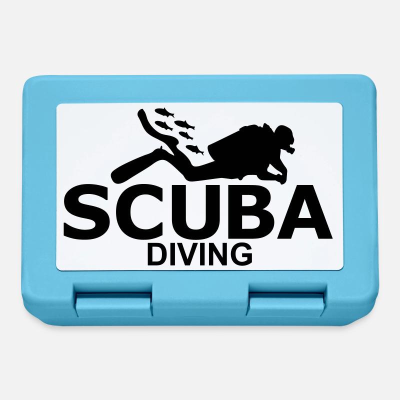 scuba diving - Lunchbox - sapphire blue