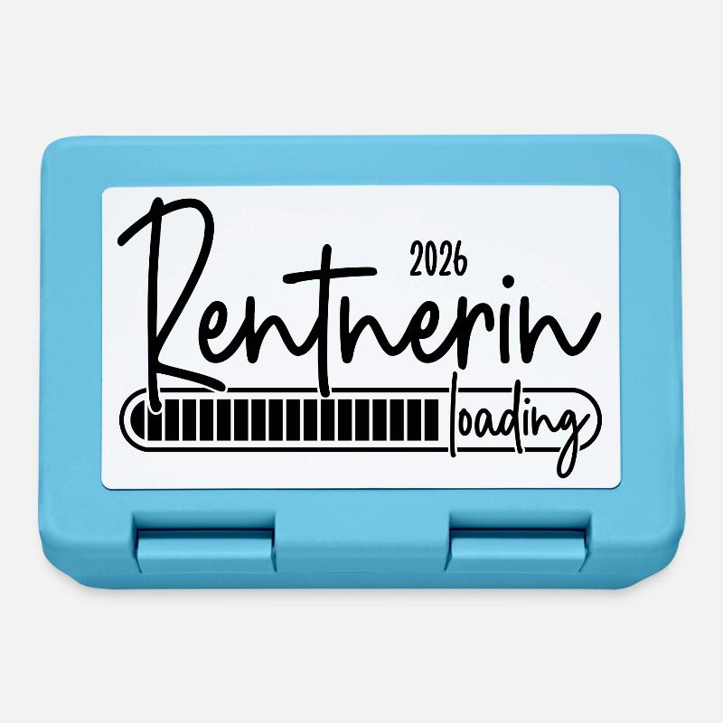 Rentnerin 2026 Loading - Brotdose - Saphirblau
