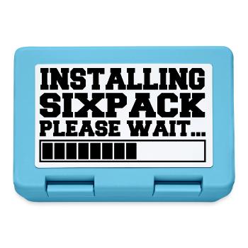 INSTALLING SIXPACK 2 - Boîte à goûter - bleu saphir - Devant