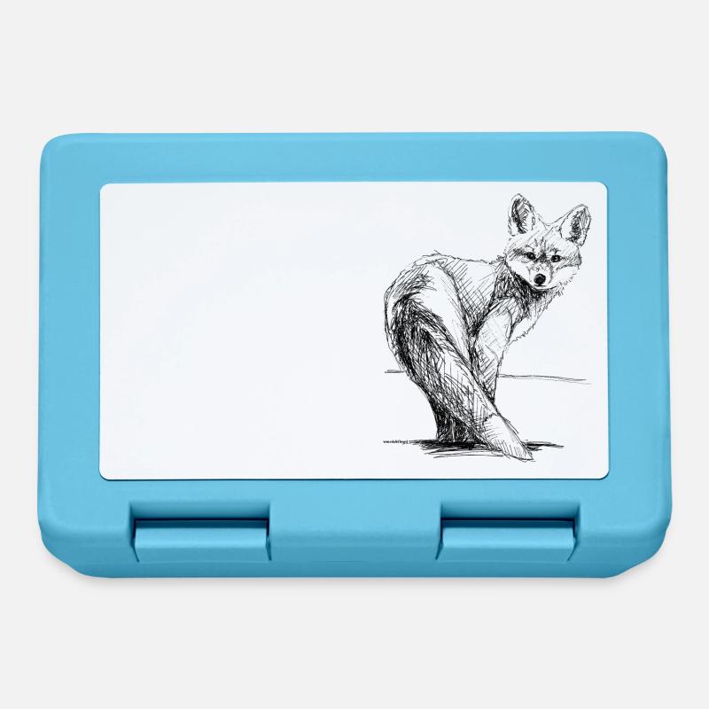 Fox - Lunchbox - sapphire blue