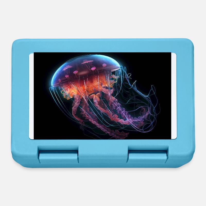 Electric Bloom - Lunchbox - sapphire blue