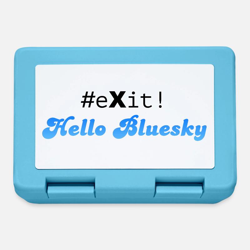 #eXit ! - Boîte à goûter - bleu saphir