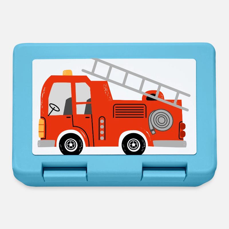 Pompier sapeurs pompiers pompiers - Boîte à goûter - bleu saphir