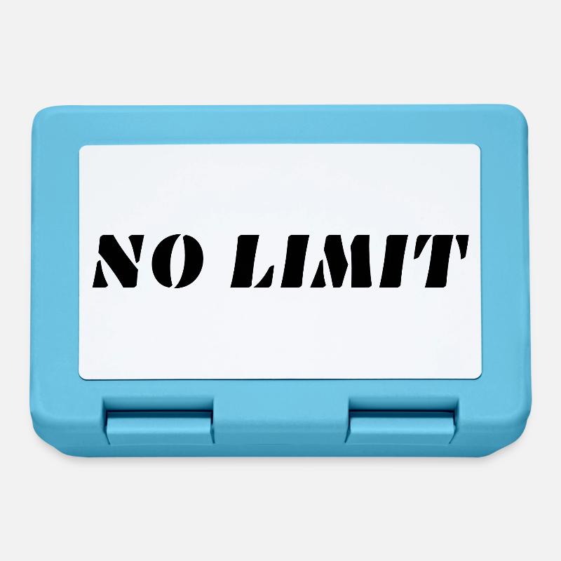 NO LIMIT - Boîte à goûter - bleu saphir
