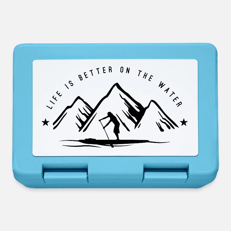 Stand Up Paddle Mountain Man - Boîte à goûter - bleu saphir