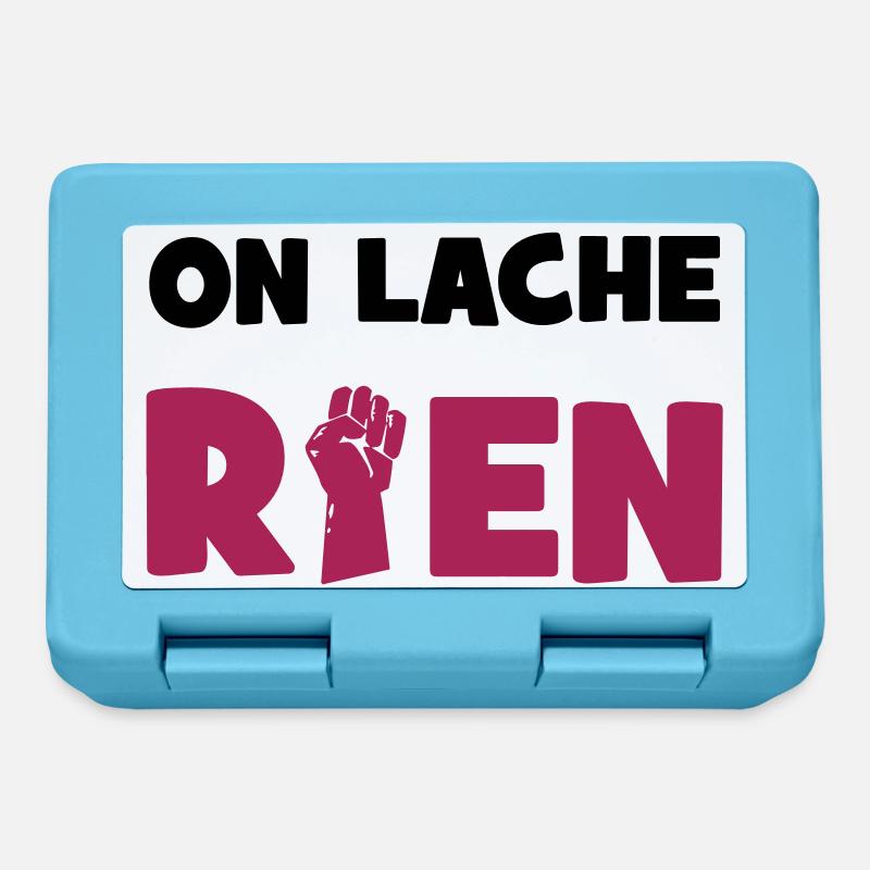 On lâche rien ! - Brotdose - Saphirblau