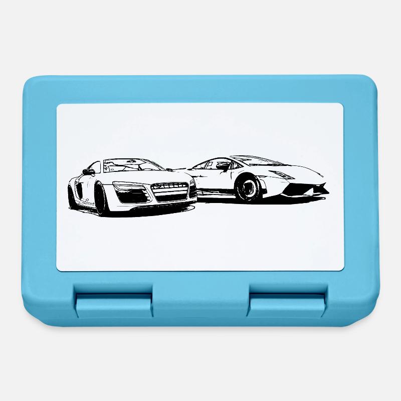 Supercar - Boîte à goûter - bleu saphir