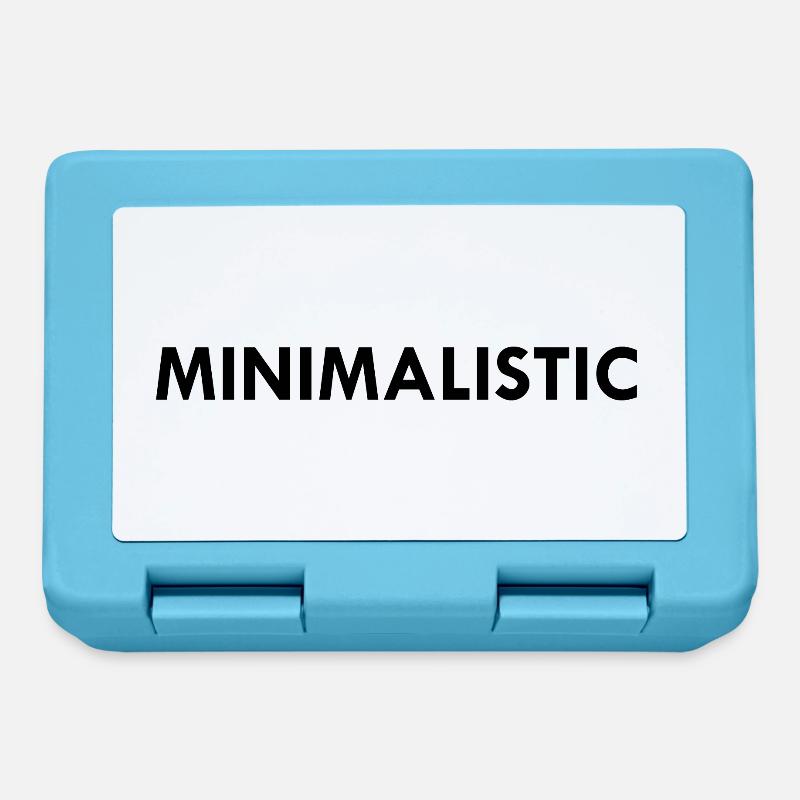 Minimalistisch - Brotdose - Saphirblau
