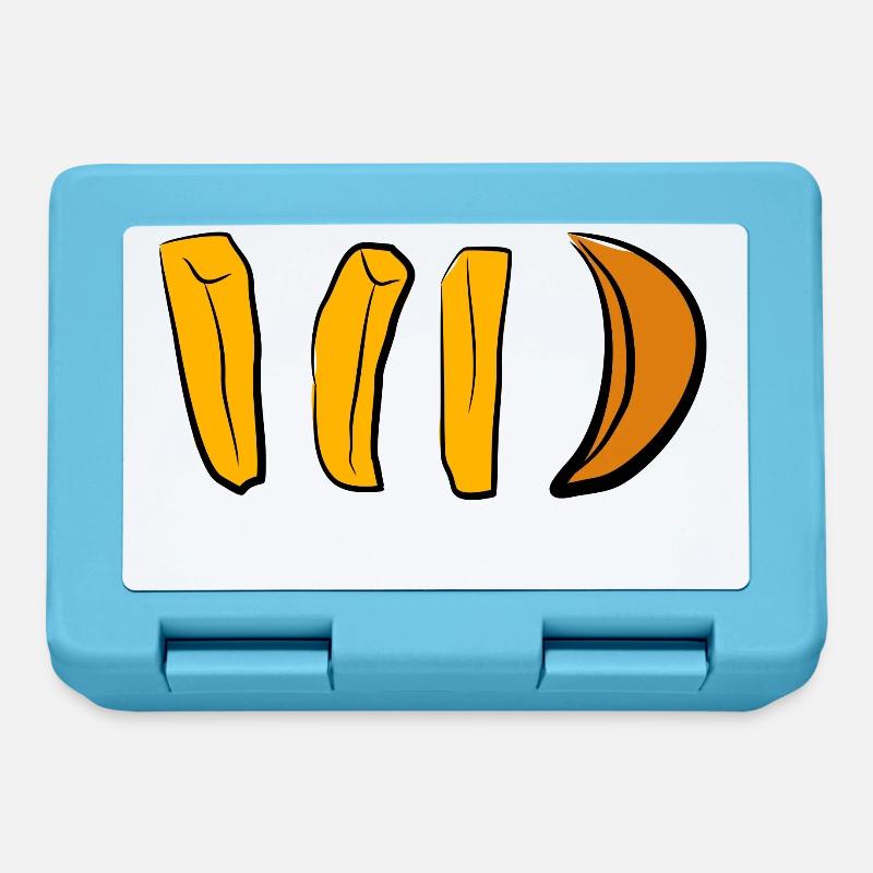 Anders, Different, Aussenseiter, Pommes, Geschenk, - Brotdose - Saphirblau