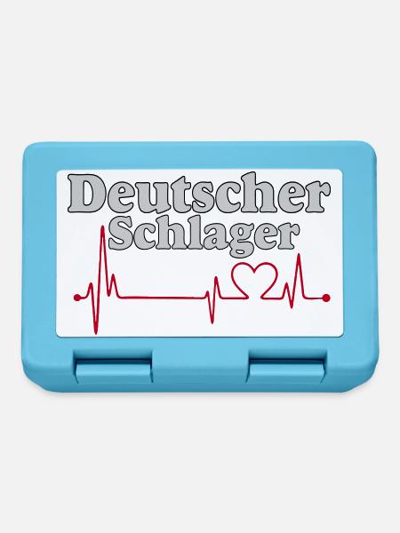 Schlager Party , Schlager Musik , Herzschlag - Brotdose - Saphirblau