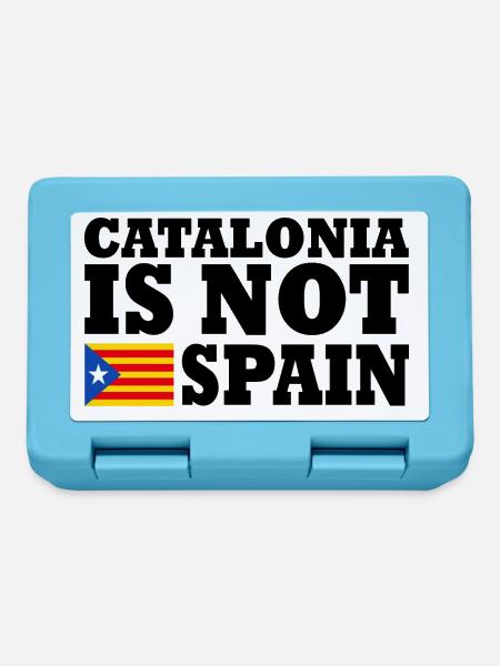 catalonia is not spain - Brotdose - Saphirblau