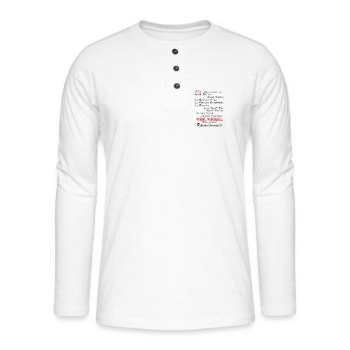 Kosement kreol - 974 La Réunion - T-shirt manches longues Henley