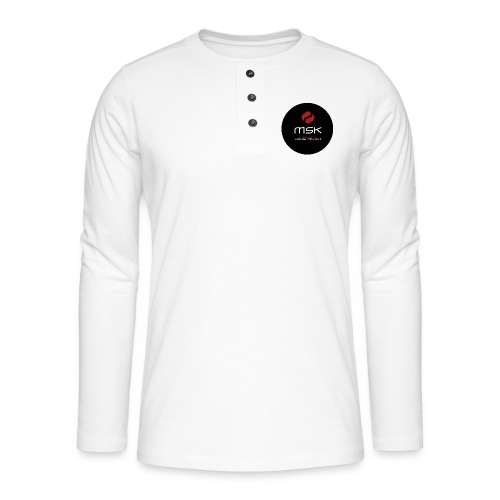 Button - Henley Langarmshirt