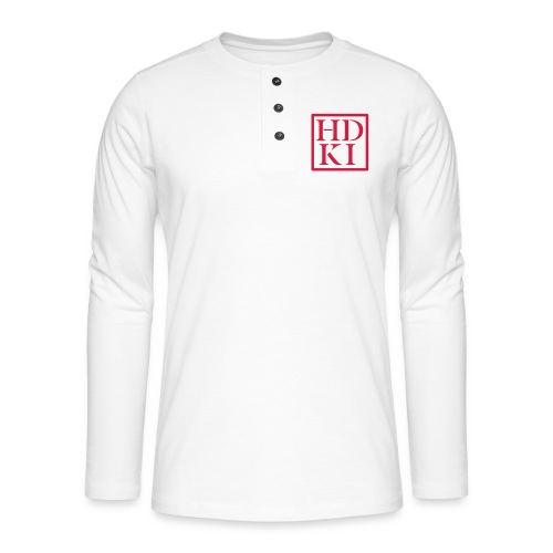 HDKI logo - Henley long-sleeved shirt